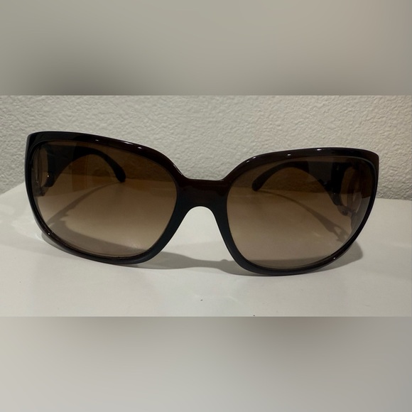 CHANEL Women Sunglasses 6014 Brown Plastic Frame ( Authentic) - Picture 2 of 9